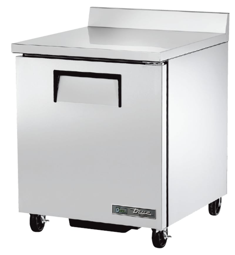 True TWT-27F-HC 27 5/8" One Solid Door Worktop Freezer