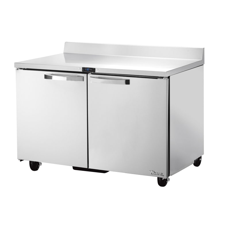 True TWT-48F-HC~SPEC3 48 3/8" Freezer Counter, Work Top, Silver