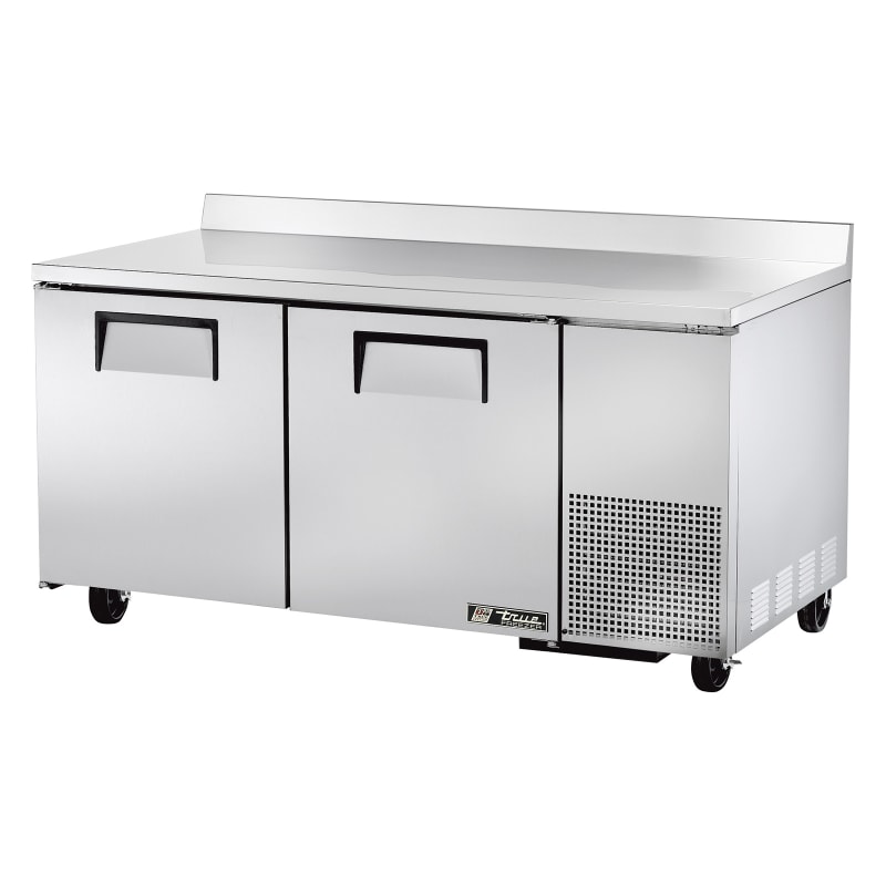 True TWT-67F-HC 67" Two Solid Door Worktop Freezer