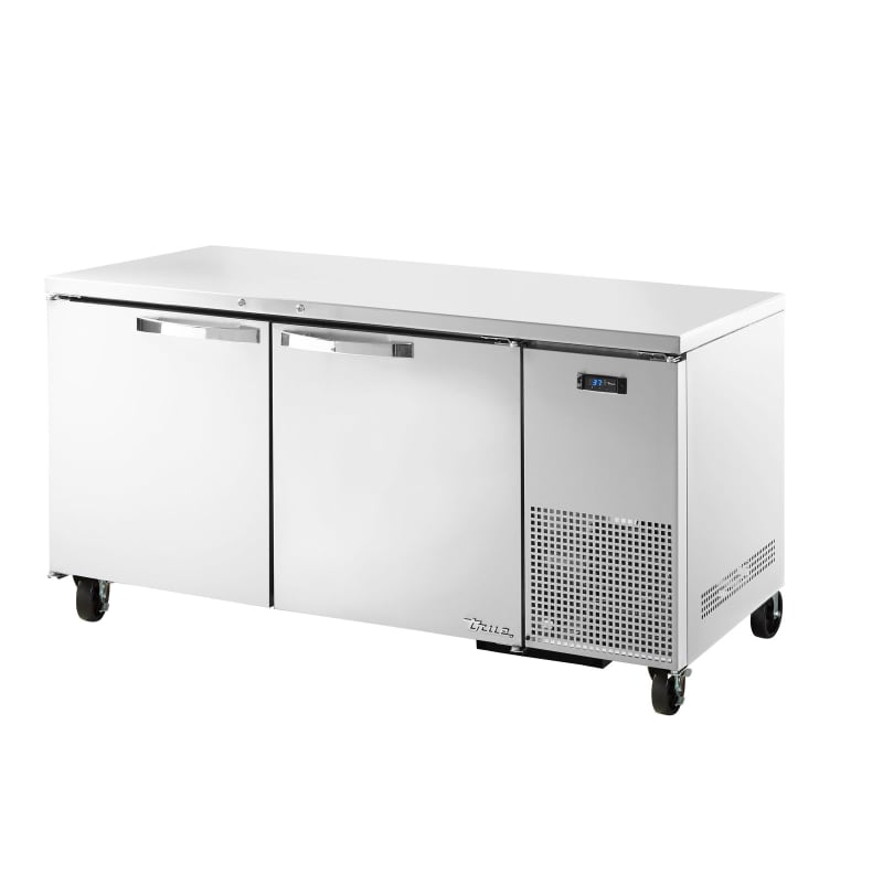 True TUC-67-HC~SPEC3 67" W Stainless Steel Undercounter Refrigerator, Silver