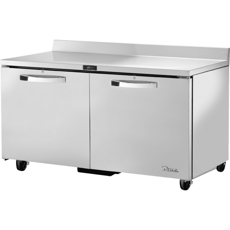 True TWT-60-HC~SPEC3 60" Refrigerated Counter, Work Top, Silver