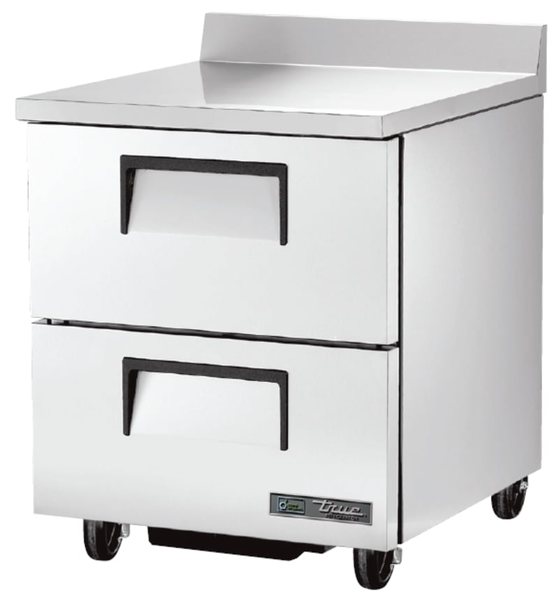 True TWT-27D-2-HC 27 5/8" Two Drawer Worktop Refrigerator