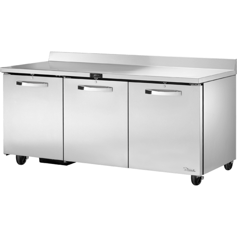 True TWT-72-HC~SPEC3 72" Refrigerated Counter, Work Top, Silver