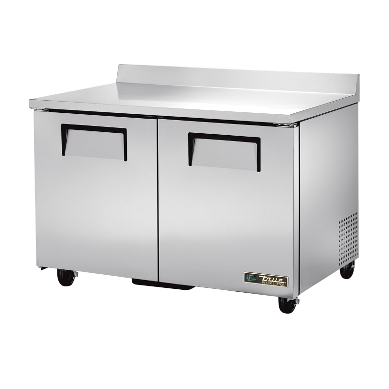 True TWT-48-HC 48" Two Solid Door Worktop Refrigerator