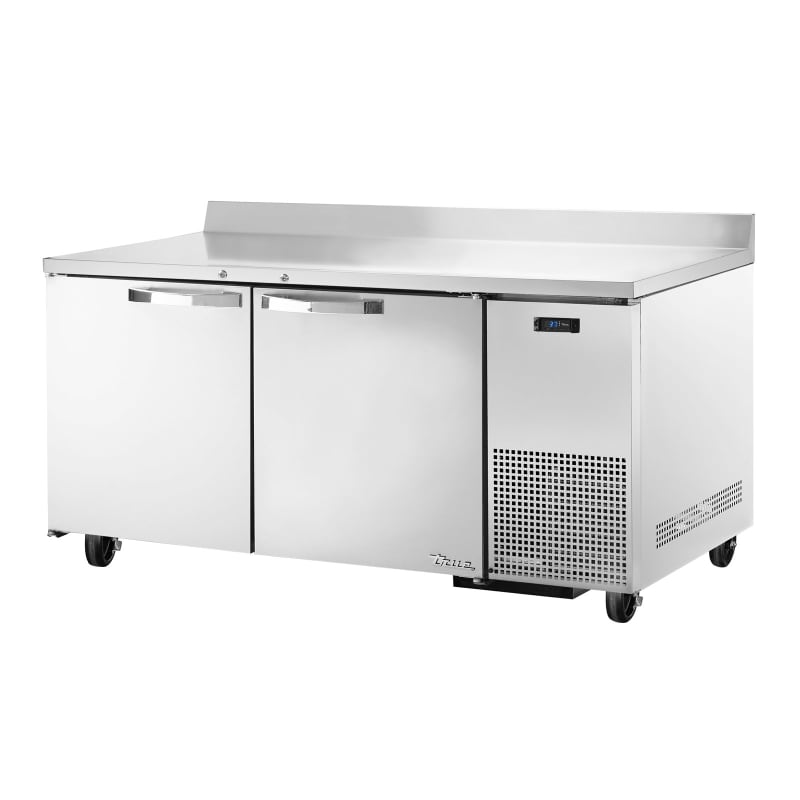 True TWT-67-HC~SPEC3 67" Refrigerated Counter, Work Top, Silver