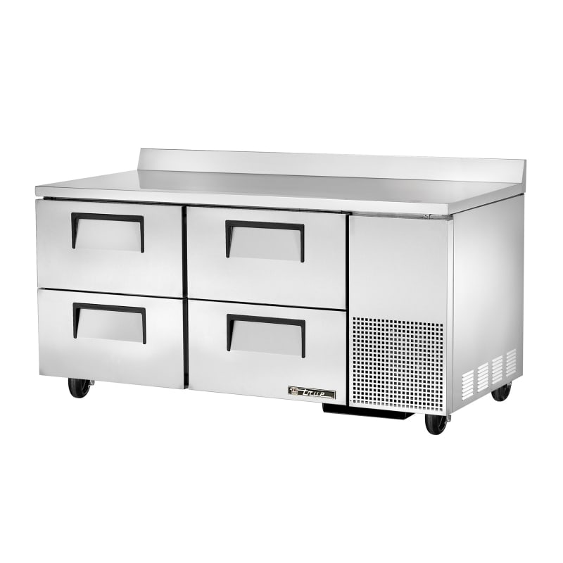 True TWT-67D-4-HC 67" Four Drawer Worktop Refrigerator