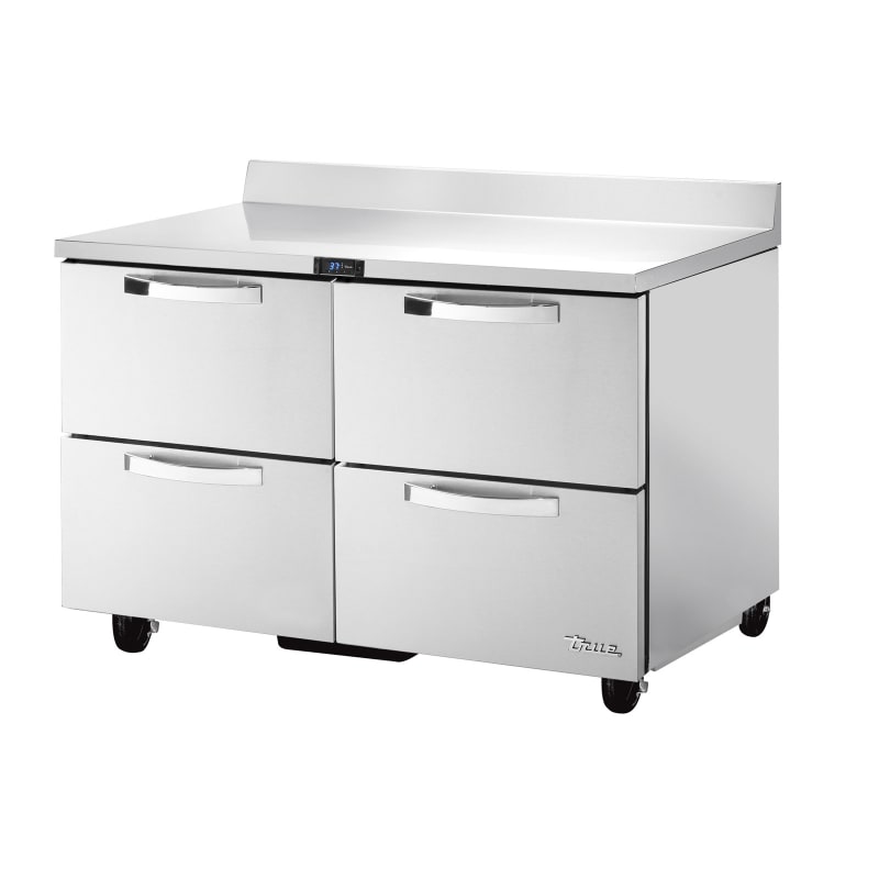 True TWT-48D-4-HC~SPEC3 Stainless Steel Undercounter 4-Drawered Refrigerated Worktop  3, Silver