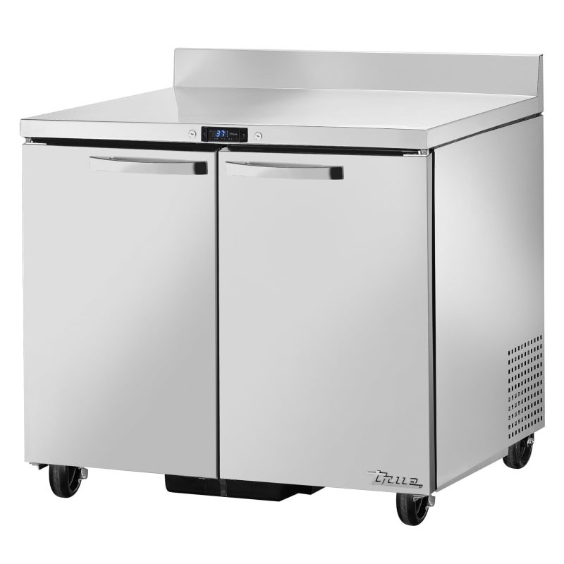 True TWT-36-HC~SPEC3 36" Refrigerated Counter, Work Top, Silver
