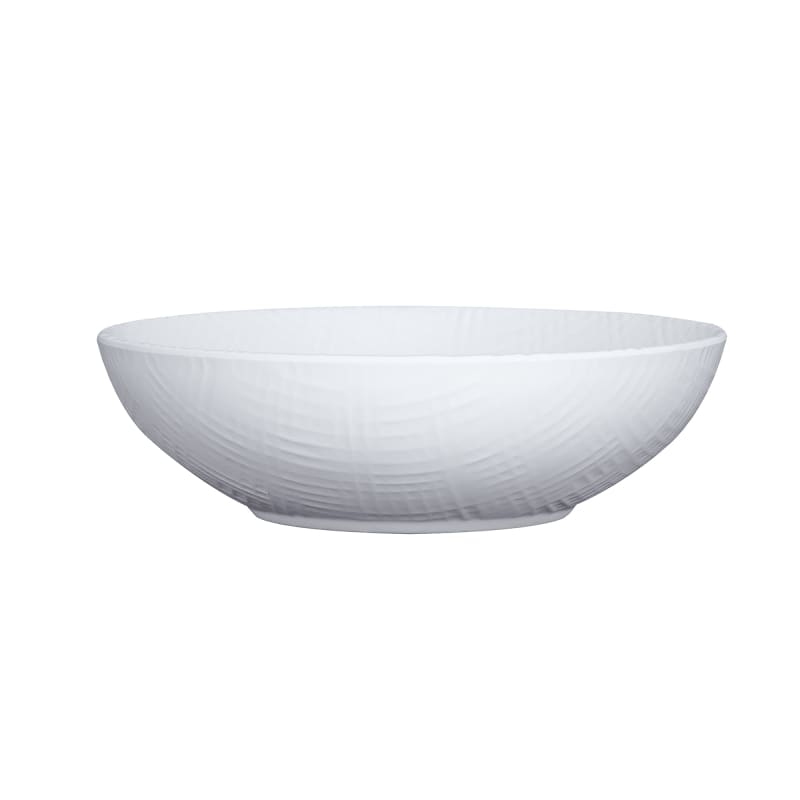 Cal-Mil 22329-8-15 Sedona 29 oz. Textured White Round Melamine Bowl