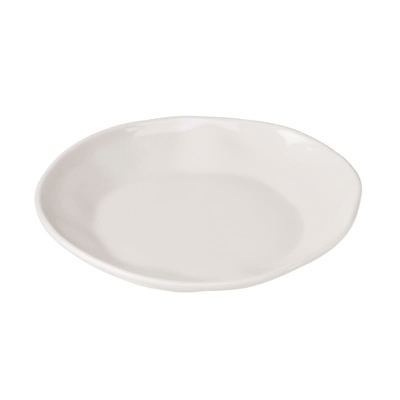 Cal-Mil 22304-7-103 Marin 6 1/2" Ivory  Oval Melamine Plate