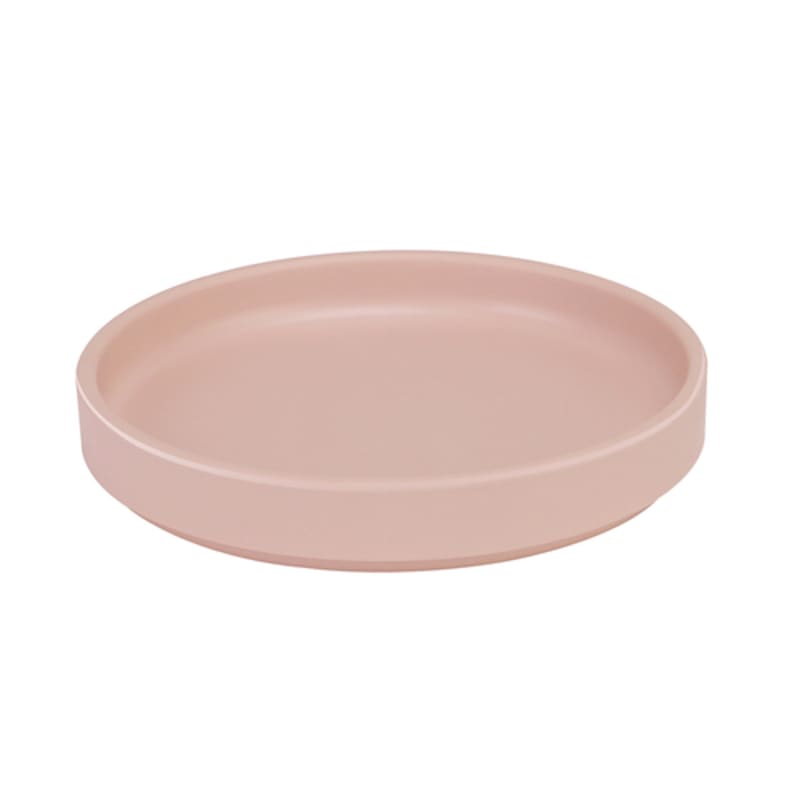 Cal-Mil 22026-8-108 Hudson 8 1/4" Blush Low Rim Round Melamine Plate