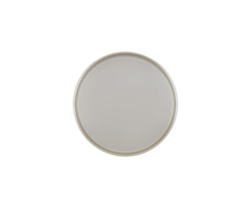Cal-Mil 22026-6-102 Hudson 6" Ash Low Rim Round Melamine Plate