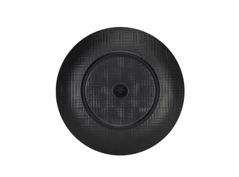 Cal-Mil 22328-7-13 Sedona 7" Textured Black Round Melamine Plate