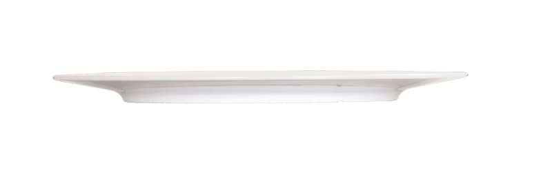 Cal-Mil 22445-11-15 Shallow Coupe 11" Matte White Oval Melamine Plate