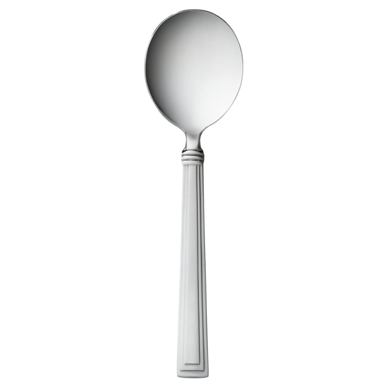 Libbey 977 016 Slate 6 1/4" 18/0 Stainless Steel Heavy Weight Bouillon Spoon - 36/Case
