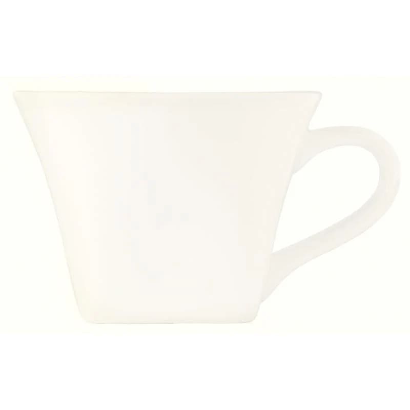 Libbey SL30 Slate 8 oz. Ultra Bright White Low Porcelain Cup - 36/Case