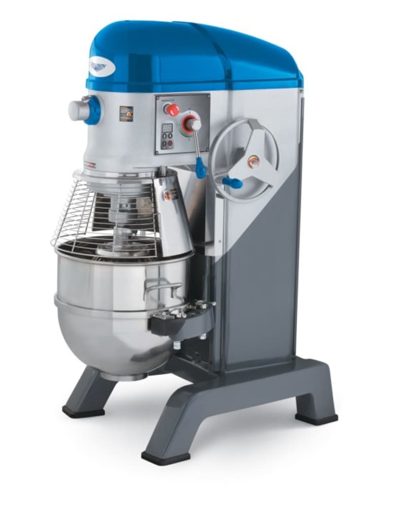 Vollrath 40760 60 Qt. Planetary Floor Mixer with Guard & Standard Accessories - 208/240V, 2 hp