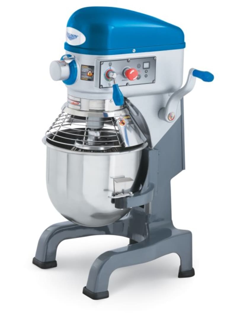 Vollrath 40757 20 Qt. Planetary Stand Mixer with Guard & Standard Accessories - 120V, 1/2 hp