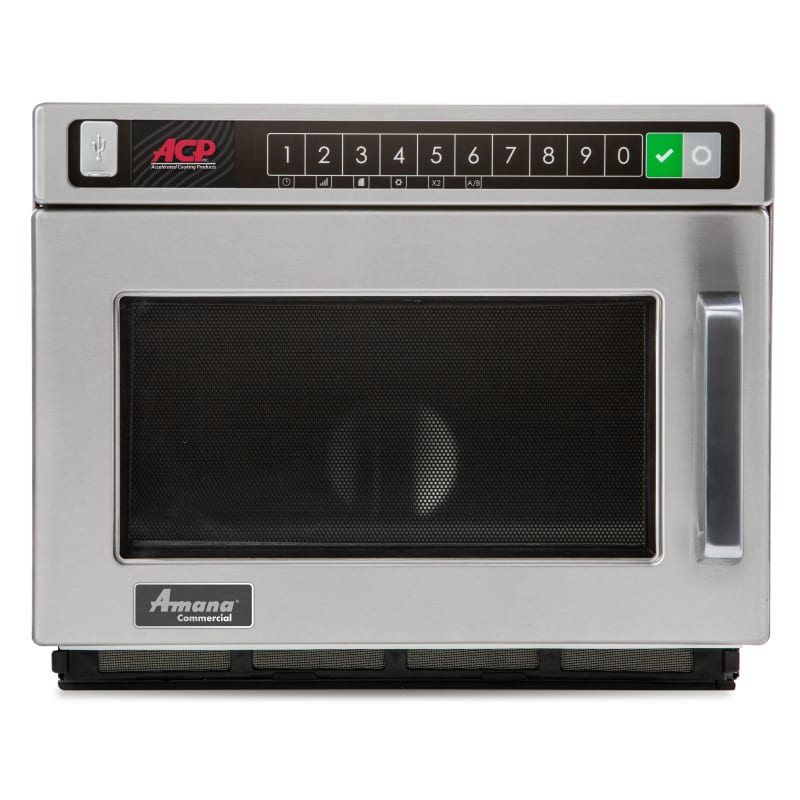ACP HDC12A2 Amana Commercial Heavy-Duty Microwave Oven with Touchpad Controls, 1200W, 120V