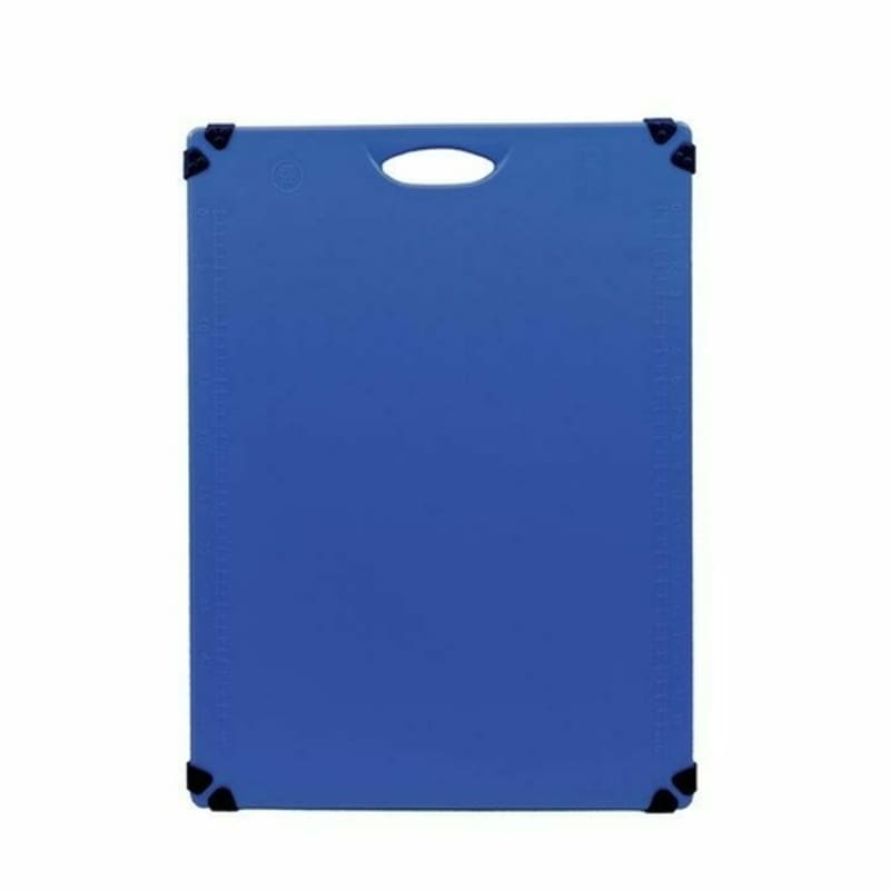 TableCraft CBG1824ABL Cash & Carry Grippy Cutting Board Blue Polypropylene 24" x 18" x 0.62"