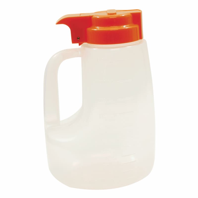 TableCraft PP48X Option Dispenser Orange Polypropylene 48 Oz