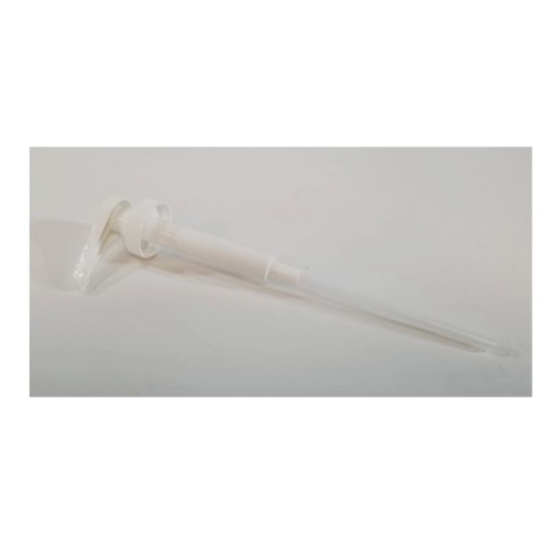 TableCraft 10526 Standard Pump White Polypropylene 9.25" Dip Tube and 1.5" Top  .25 Oz