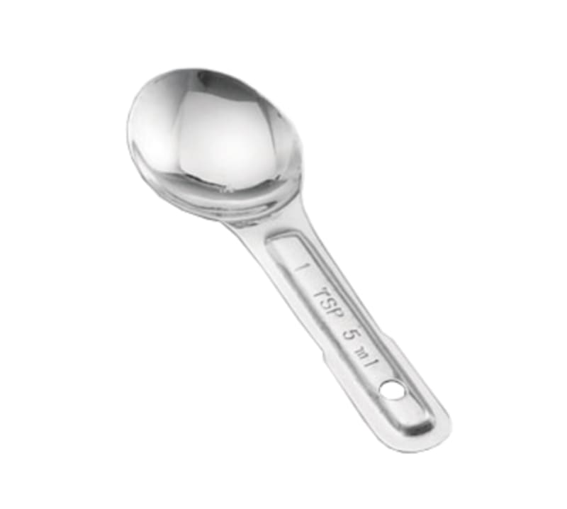 TableCraft 721C Measuring Spoon 1 TSP - Teaspoon Stainless Steel 4.19" x 1.31" x 0.38"