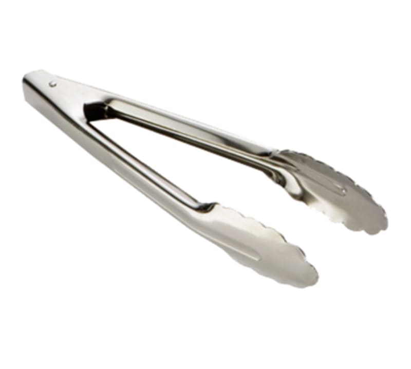 TableCraft 74 Utility Tongs Stainless Steel 9.50" x 1.50" x 1.50"