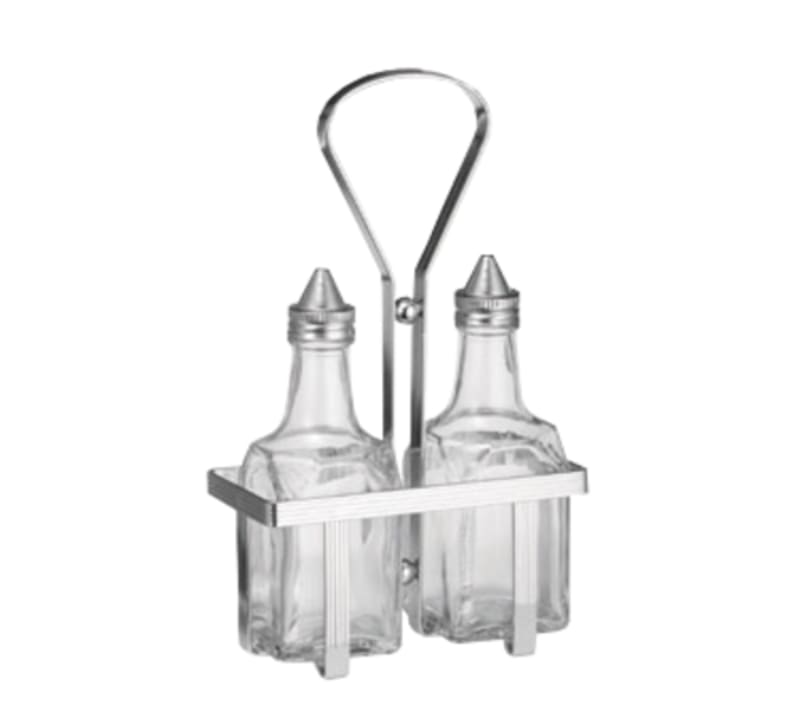 TableCraft 600N European Collection Cruet Set Chrome Plated  6 Oz