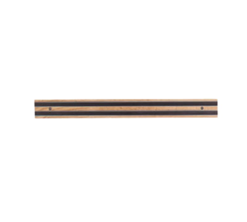 TableCraft 2912W Cash & Carry Magnetic Knife Holder Wood (Rubberwood) 12.12" x 2" x 1"