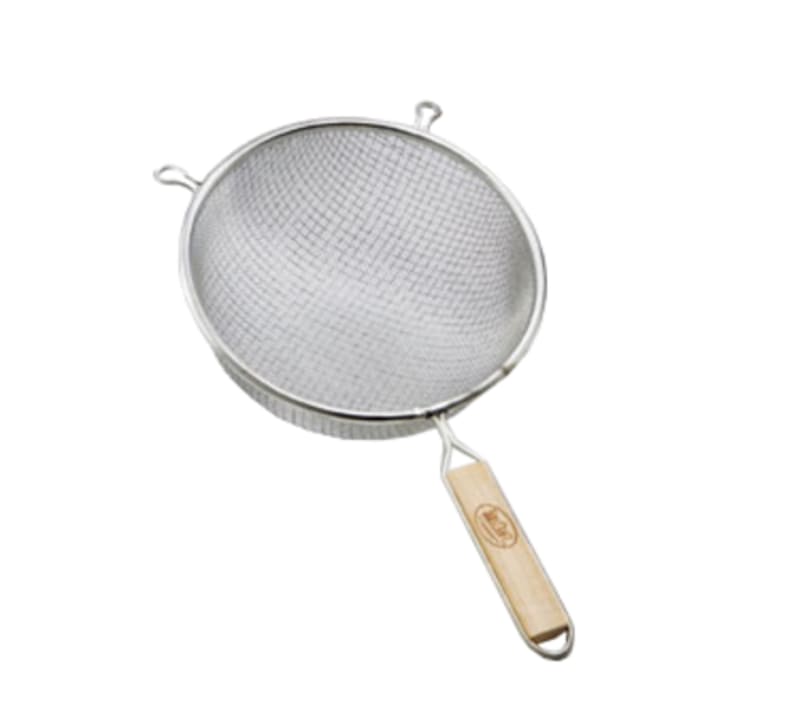 TableCraft 98 Double Mesh Strainer Tin Plated 13.50" x 7.75" x 3.25"