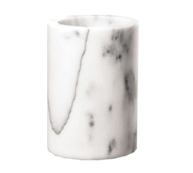 TableCraft 5488W Cash & Carry Wine Cooler White Marble 5" x 5" x 7"