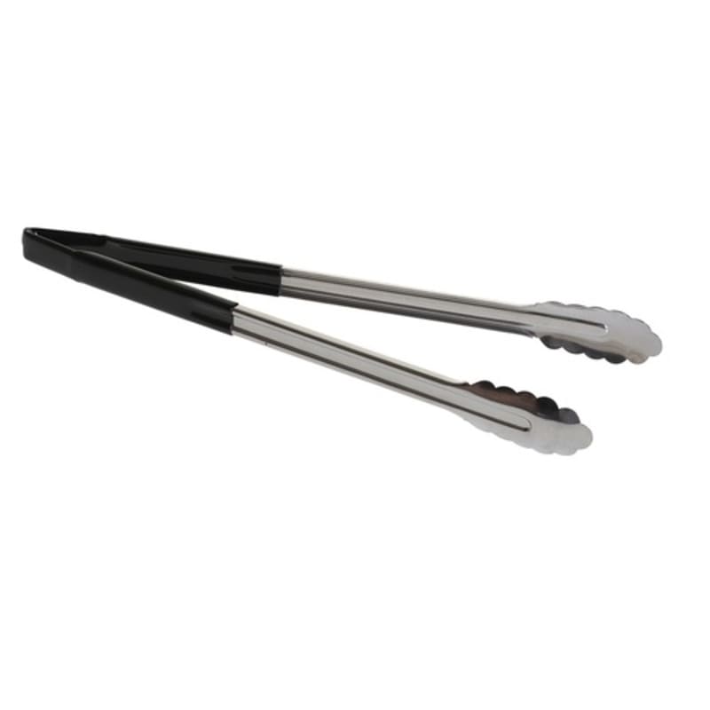 TableCraft 3716BKEU Tongs Black Stainless Steel 16.25" x 1.50" x 1.25"