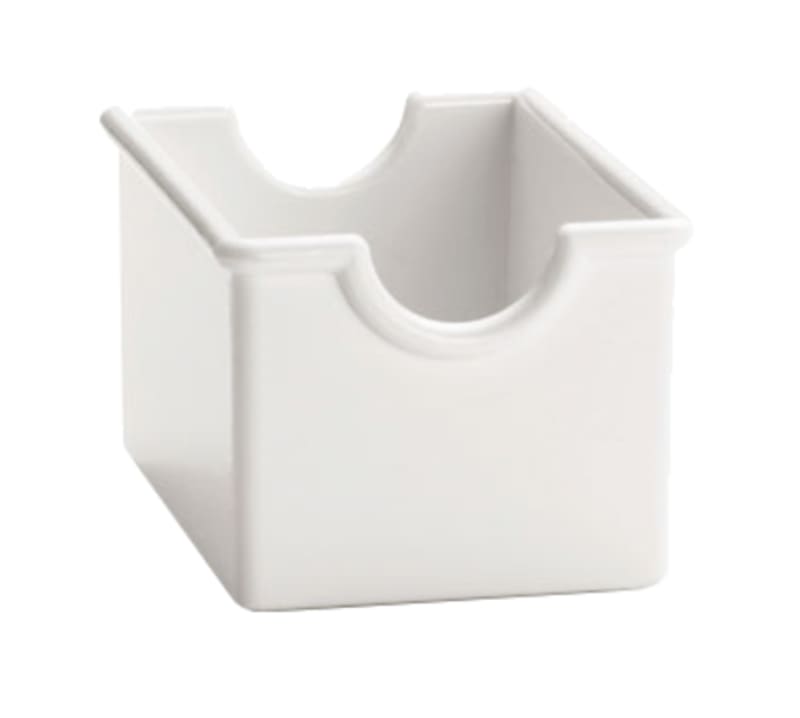 TableCraft 56W Sugar Packet Holder White Polystyrene (PS) 3.31" x 2.50" x 2"