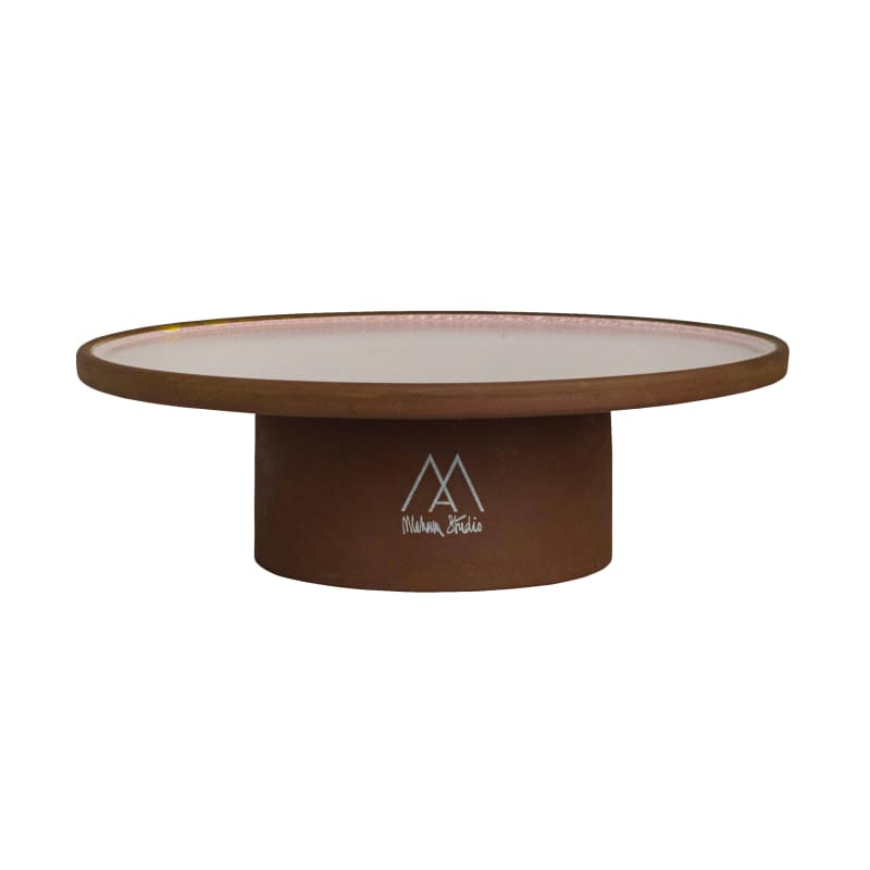 Maham Studio Spice Pink Peppercorn Elevated Platform D 6.0" H 1.75" 12/Case