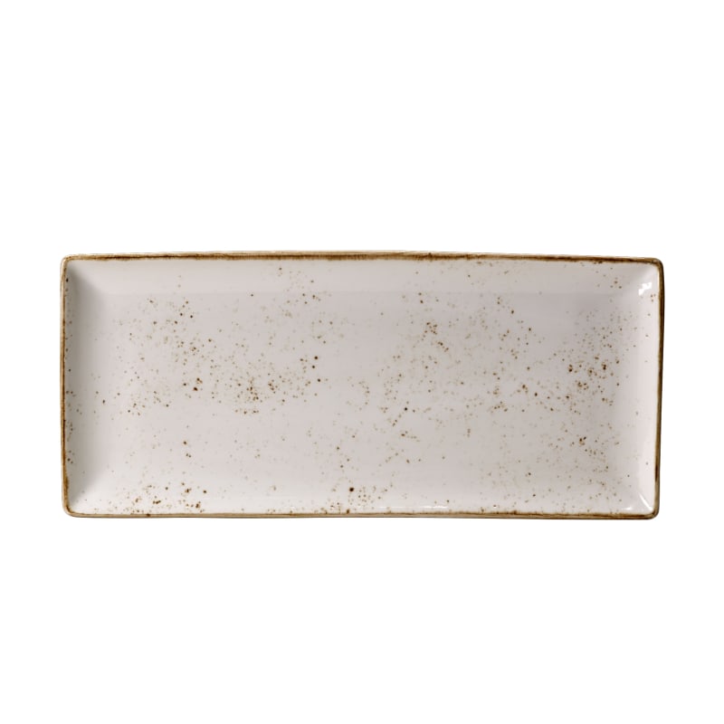 Steelite 11550552 Steelite Performance Craft White Rectangle Tray L 14.5" W 6.5" H 0.75" 6/Case