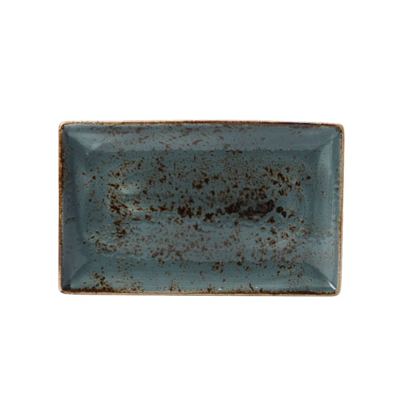 Steelite 11300550 Steelite Performance Craft Blue Rectangle Tray L 10.625" W 6.5" H 0.875" 6/Case