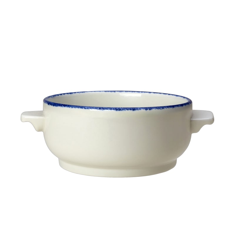 Steelite Performance Dapple Blue Soup Bowl Base L 6.5" W 4.875" H 2.25" (15.0 oz) 6/Case