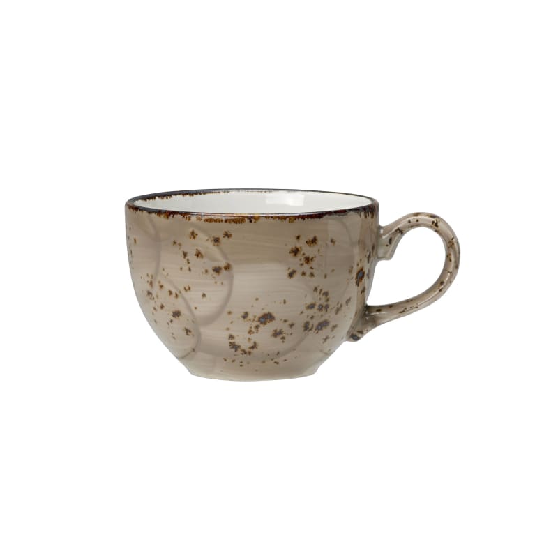 Steelite 11290189 Steelite Performance Craft Porcini Low Cup L 4.75" H 2.38" (8.0 oz) 36/Case