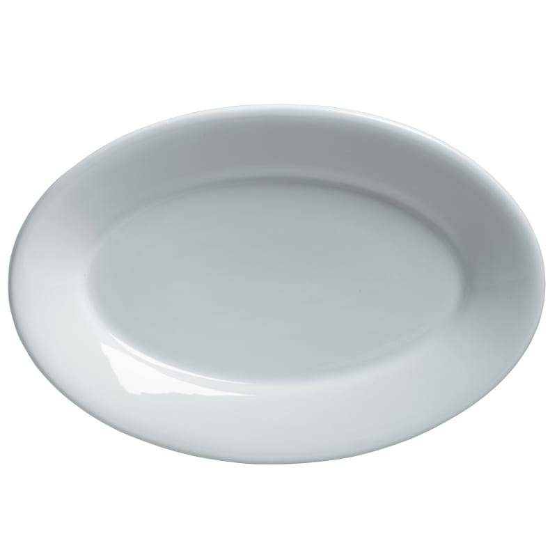 Steelite 6900E519 Varick Dinnerware Cafe Porcelain Classic Cafe Platter D 13.25" W 9.0" 12/Case