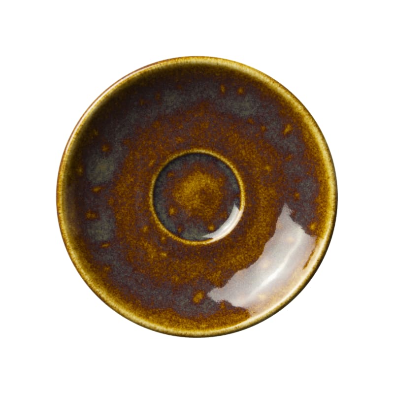 Steelite 1202X0043 Steelite Performance Vesuvius Amber Liv Saucer D 5.0" H 0.75" 12/Case
