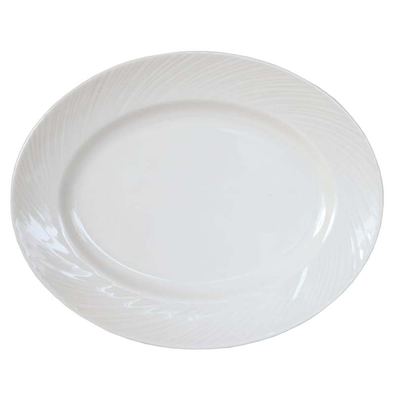 Steelite 9032C996 Steelite Distinction Spyro Oval Platter L 13.0" W 10.25" 12/Case