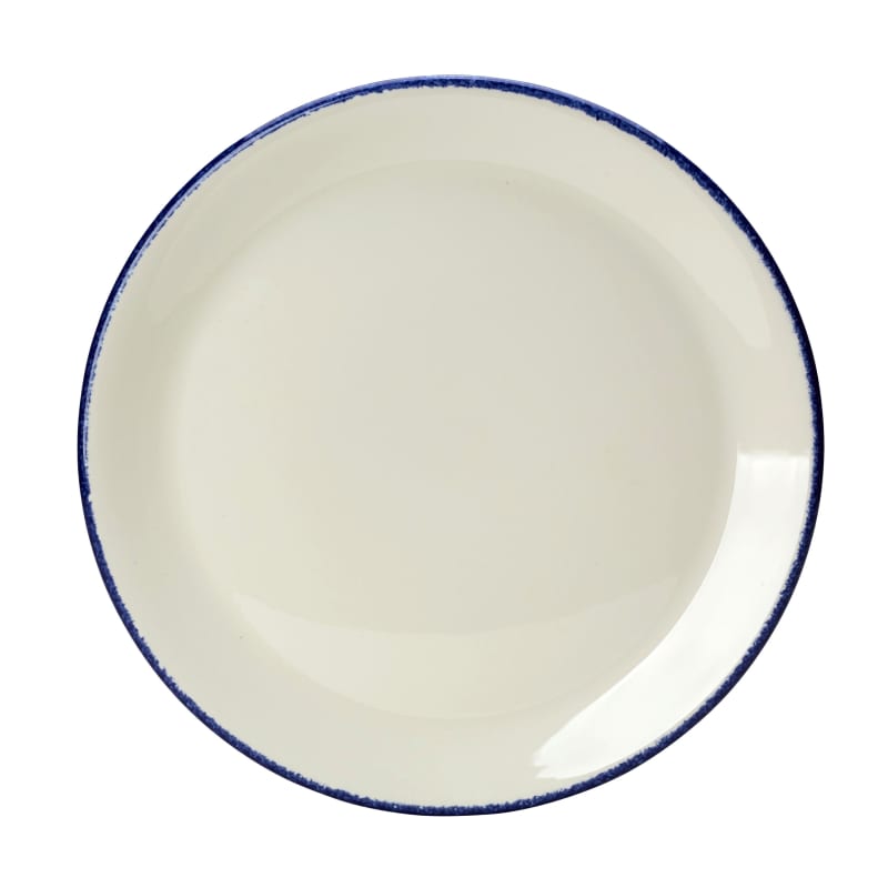 Steelite Performance Dapple Blue Taste Coupe Plate D 9.0" H 0.63" 24/Case