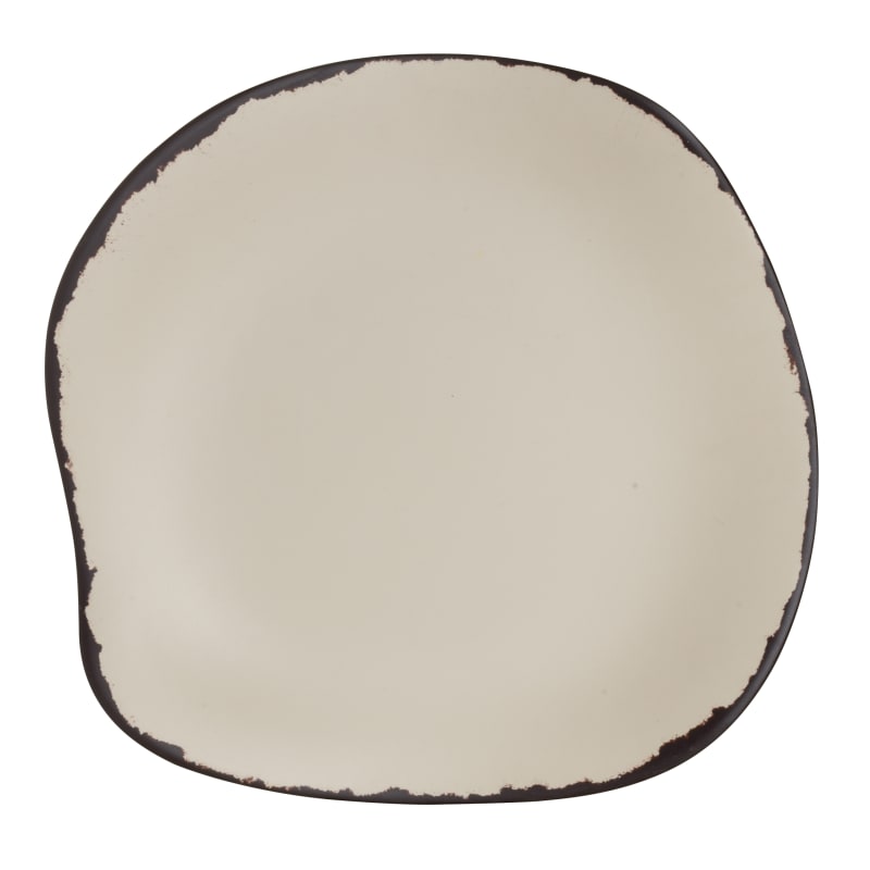 Steelite 7202DD026 Delfin Melamine Marisol Rustic Sandshell Plate D 7.25" 12/Case