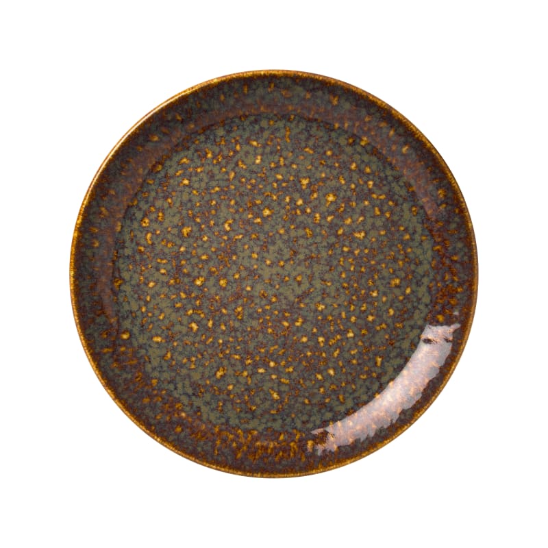 Steelite 12020566 Steelite Performance Vesuvius Amber Taste Coupe Plate D 10.0" 12/Case