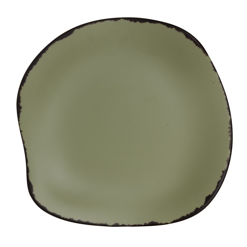 Steelite 7216DD028 Delfin Melamine Marisol Rustic Sage Plate D 11.5" 12/Case