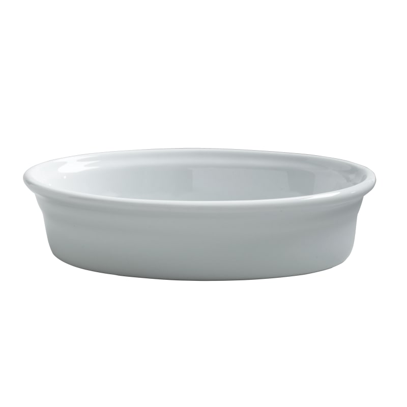 Steelite 6900E527 Varick Dinnerware Cafe Porcelain A La Carte Oval Baker L 9.0" W 6.25" H 1.75" (16.0 oz) 12/Case