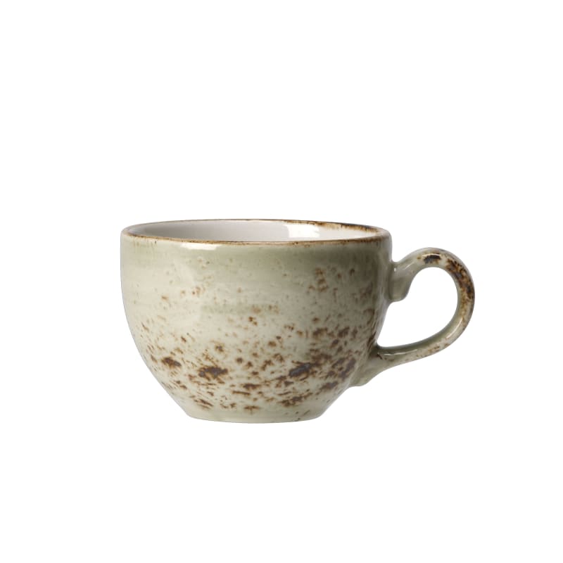 Steelite 11310150 Steelite Performance Craft Green Low Cup L 5.875" W 5.0" H 3.25" (16.0 oz) 12/Case