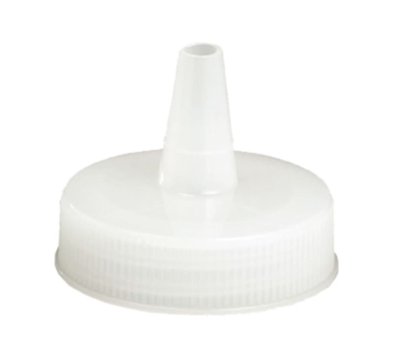 TableCraft 353TC Squeeze Bottle Cap Polypropylene 2.09" Wide TipTop Clear 2.31" x 2.31" x 2"