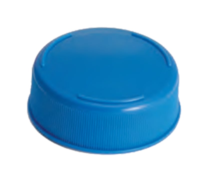 TableCraft 53FCAPBL Cash & Carry InvertaTop End Cap Blue Polyethylene 2.09" 2.31" x 2.31" x 0.81"
